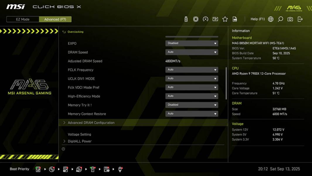 MSI MAG B850M MORTAR WIFI-4